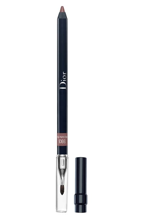 dior lip liner brown fig 593